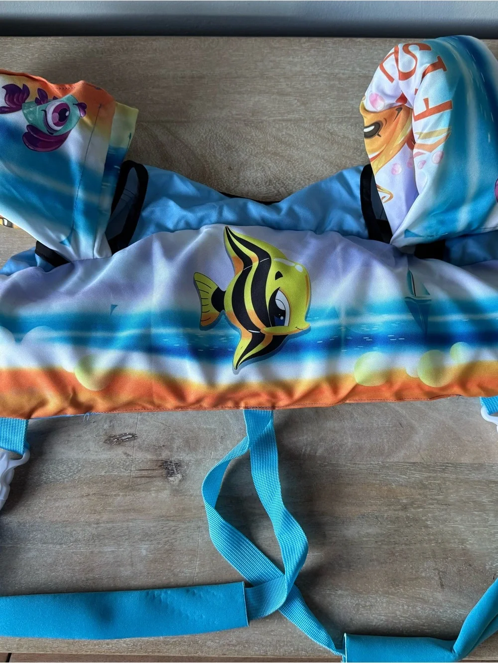 Kids Floatation Vest - Blue Ocean Print